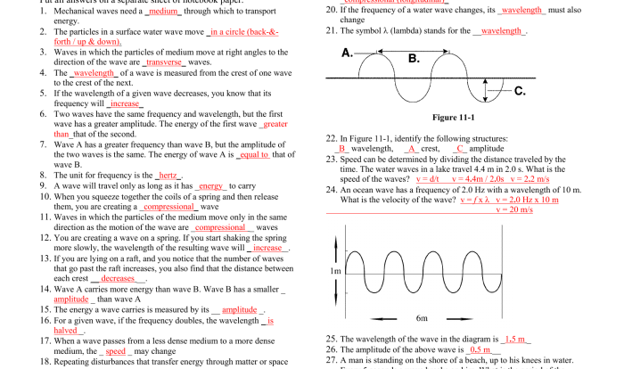 Pogil ish light waves answer key