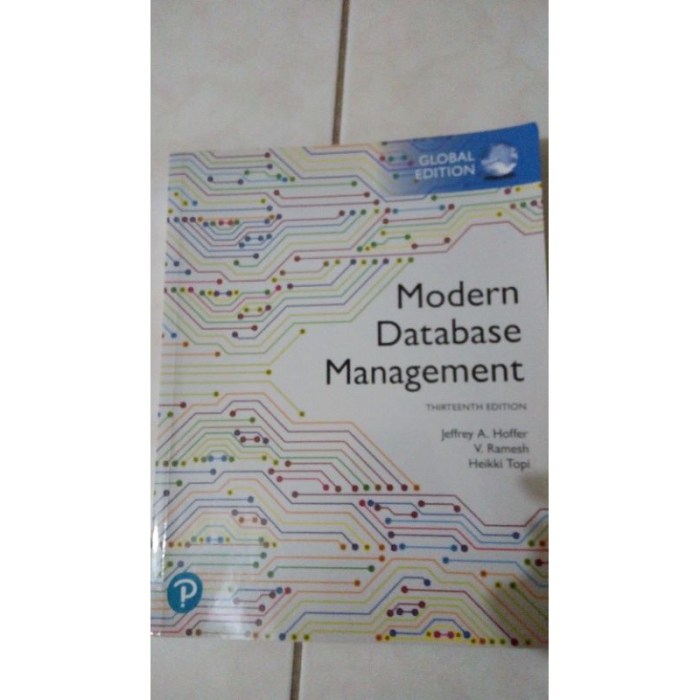 Modern database management 13th edition pdf