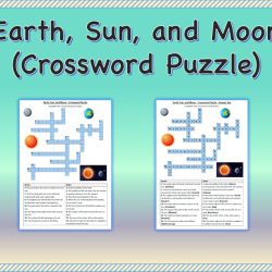 View from the moon crossword