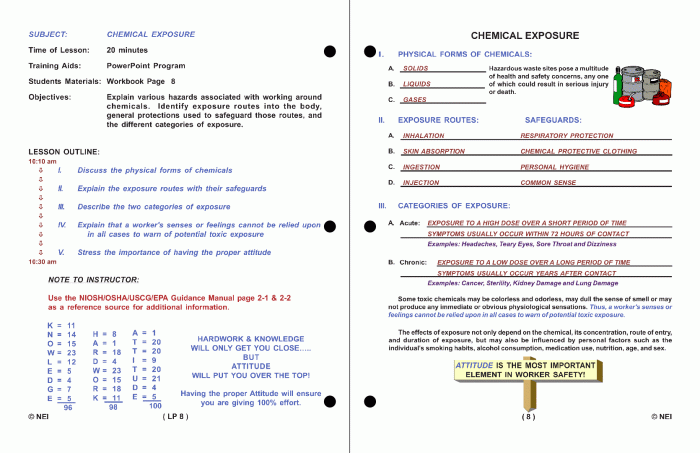 Hazwoper 40 lesson 18 quiz answers