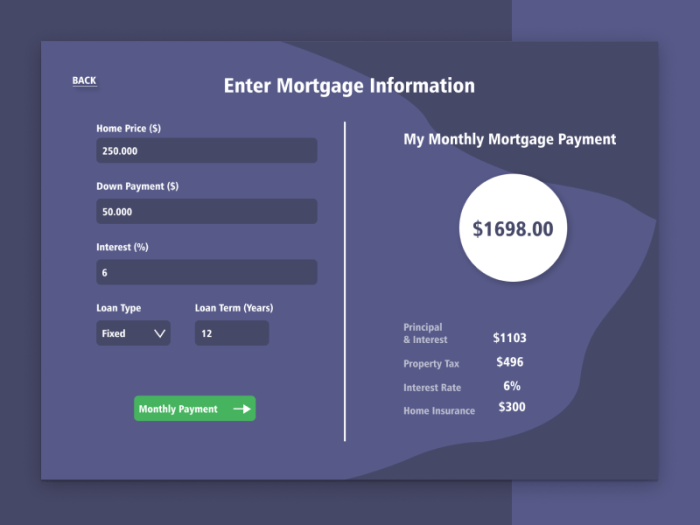 Ngpf calculate using a mortgage calculator