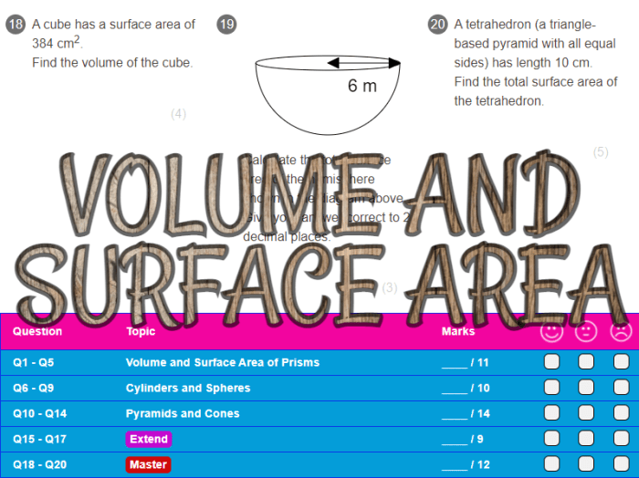 Unit 11 test volume and surface area