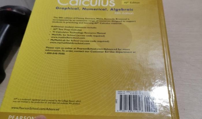 Calculus graphical algebraic numerical abebooks finney